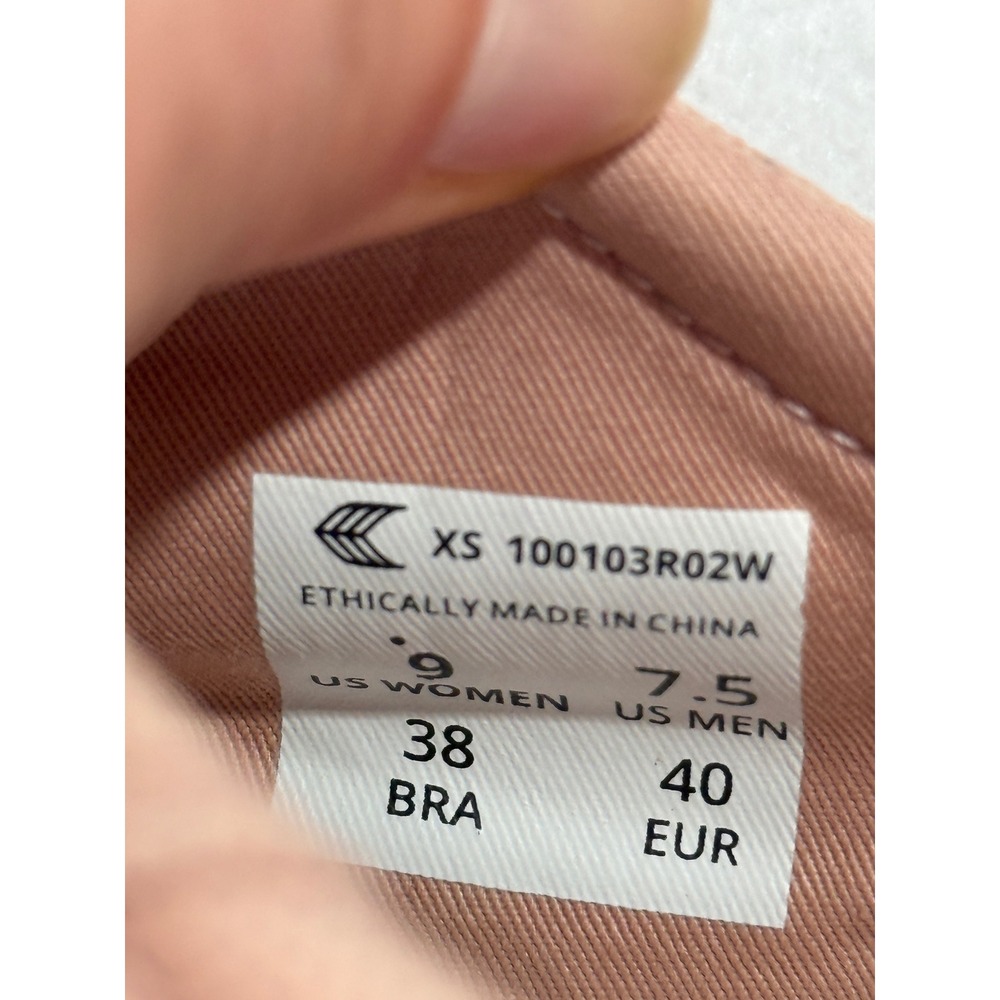 Cariuma‎ Pink Canvas Rose OCA Low Top Lace Up Cap Toe Vegan Sneakers Womens 9 - Picture 8 of 10